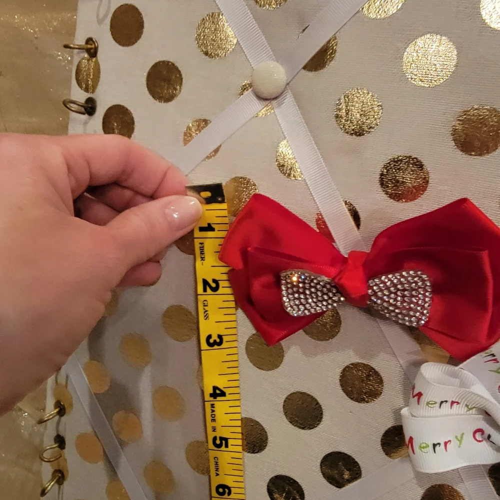 Kids Christmas Bow Set - Green, Red, White
